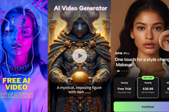 develop ai video generator app, ai video maker app, ai vide0 editing app, ai app