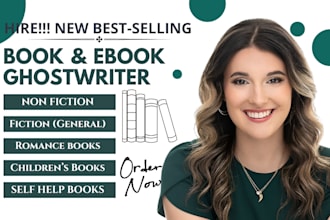 be nonfiction ebook ghostwriter fiction book writer romance ghostwriter editing