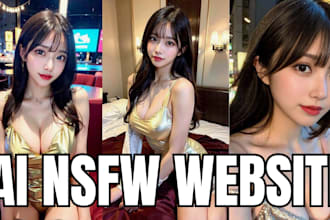 develop ai nsfw website, ai girlfriend, nsfw image generator, ai video website