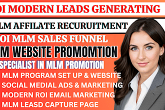 mlm promotion, sales mlm funnel, mlm promotion, affiliate recruitment, mlm leads
