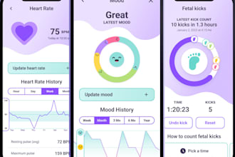 develop ai postpartum care app, recovery tracker app, new mother support app