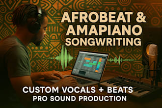 be your reliable female songwriter and vocalist for edm, afro house, amapiano