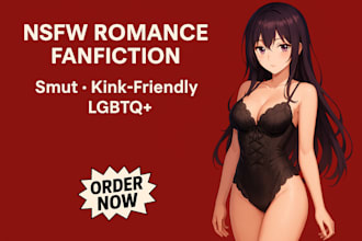 write romance story, gay romance fanfiction, nsfw romance and anime comic story