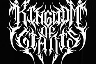 create death metal, black metal, and brutal death metal logo