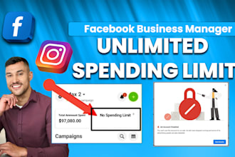 create unlimited spending limit facebook business manager and ads account