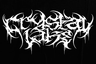 design dj, music, band, edm, typography, metal, band logo
