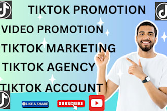 grow and promote your tiktok account organically, tiktok video promotion