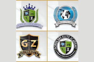 design professional education, school, university and preschool logo