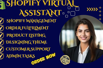 be your shopify virtual assistant and store manager shopify sales marketing