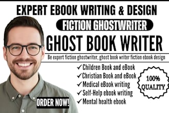 ghostwrite book and ebook, fiction ghostwriter ghost book writer fantasy romance