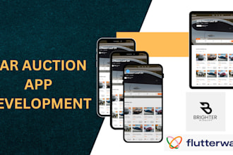 build professional car auction app, car listing and car dealership app