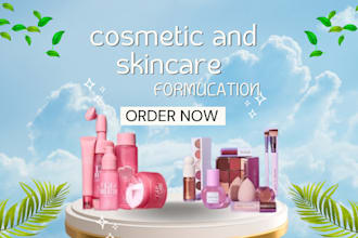 develop cosmetic and skincare formulations for your product
