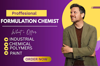 develop your industrial and chemical, polymers, paint, and product development