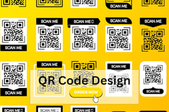 design professional qr code, qr code with logo,  qr code generator