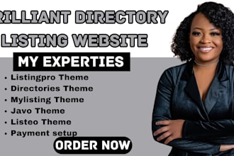 design wordpress directory website geodirectory  website listingpro mylisting