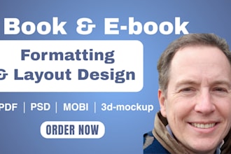 do book formatting and ebook formatting for amazon kdp, lulu, ingramspark