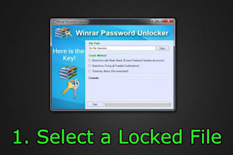 cracked any password on your files with brute force attack, cracked password