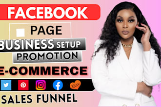 set up all social media account professionally and set up business pages