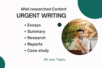 write essay, case study analysis, apa mla paper, report, research and summary