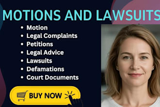 do in 24h legal drafting, complaints, motions, contracts, agreements, paralegal