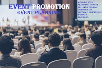 assist you in promoting and marketing your event through video and social media
