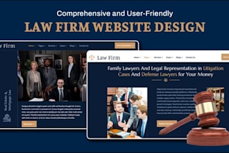 create law firm website, attorney website, notary website, business website