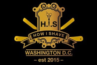 design gorgeous combs razors and hair clippers logo