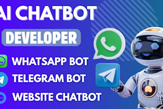 integrate advanced ai chatbot, voice agent ai chatbot into whatsapp, telegram