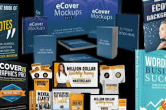 design ecover bundle digital product product mockup 3d mockup ebook cover 3d box