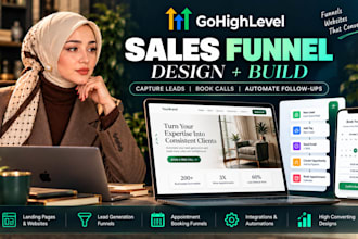 design a high converting gohighlevel sales funnel