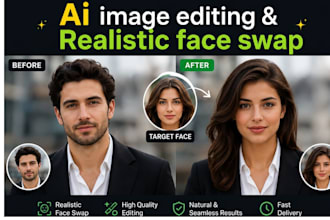 do ai image editing and realistic face swap