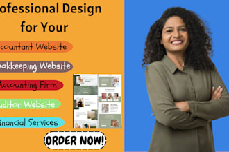 design a professional accounting bookkeeping auditor accountant websites