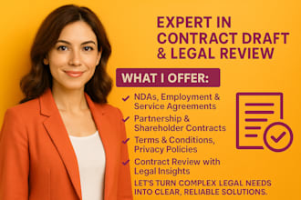 make legal contracts and agreements for you
