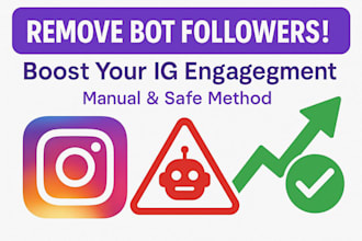 remove bot and fake followers from your instagram account