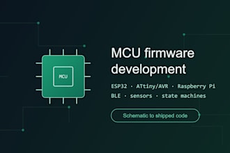 develop custom firmware for esp32, arduino, and raspberry pi projects