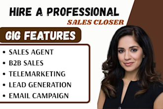 be high ticket sales representative sales closer company sales agent close deal