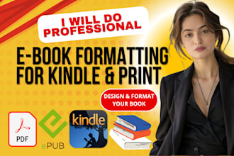 do kindle paperback book formatting and layout design