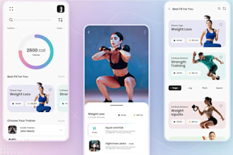 build an ai fitness app, a workout app like the fitbod app