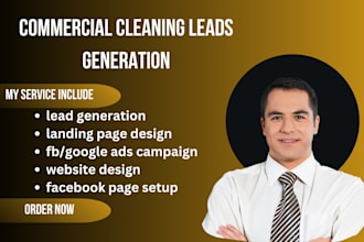 generate exclusive commercial cleaning leads, air duct, pressure washing clients