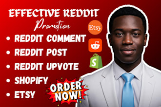 manage reddit post upvote for etsy, shopify sales, iptv products ai business app