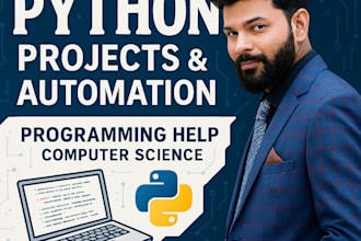 do your python projects, tasks, and automation for computer science