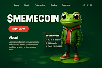 cruixie meme coin website, crypto token website, crypto presale landing page