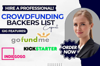 generate verified backers list for your kickstarter gofundme indiegogo campaign