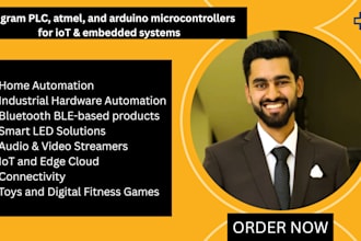 program pic, atmel, and arduino microcontrollers for iot and embedded systems