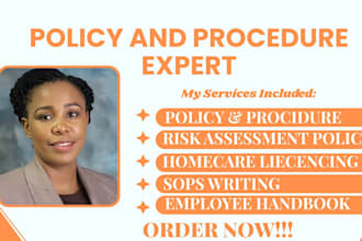 customized policy and procedure manuals sops ndis manual haccp plan safety plan