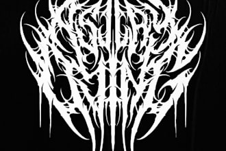 draw any metal band logo
