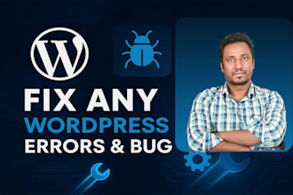 fix critical error and any types of bugs of wordpress website