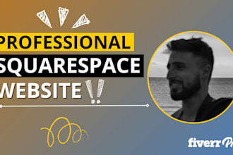 design a modern and mobile friendly squarespace site