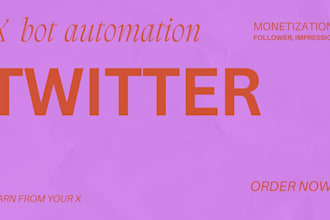 create twitter x automation bot auto post follow python automation x bot