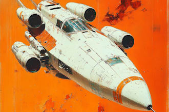 design spaceship, sci fi illustration and sci fi art